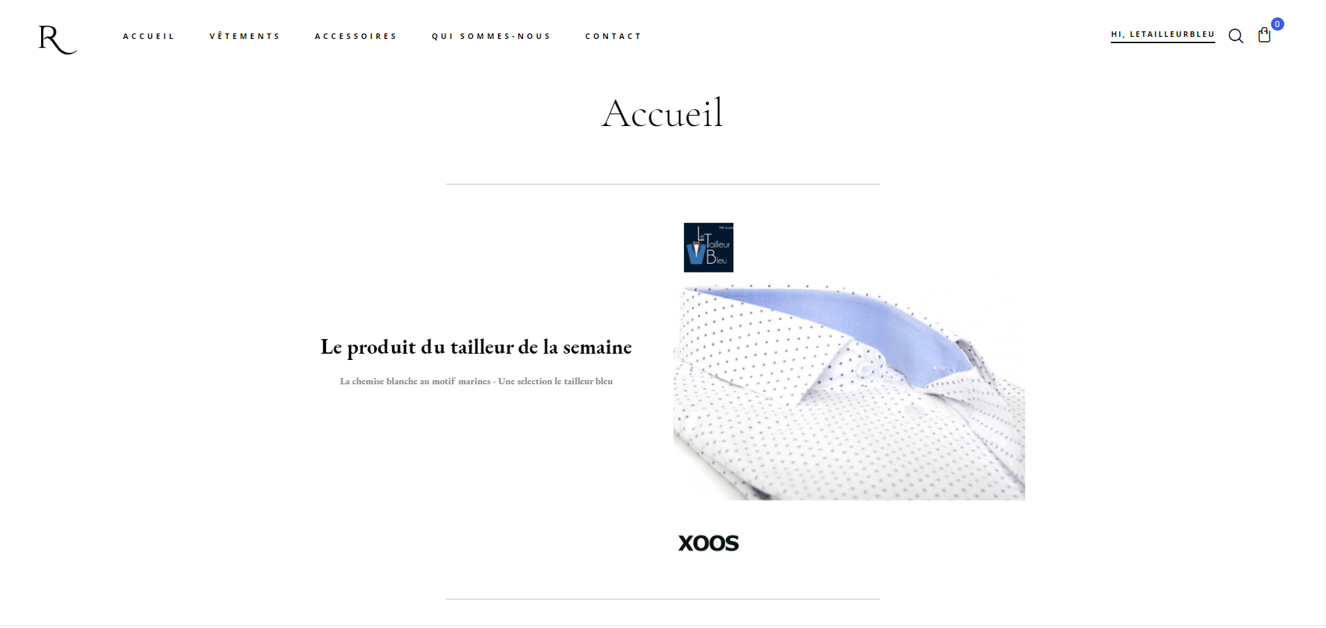 Le Tailleur Bleu